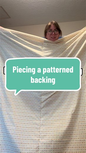 Let’s piece a patterned backing - and we’re pattern matching so it all looks like one nice giant sheet! Huge huge huge shoutout to @Maggie 💕 for the original tutorial, you’re an absolute angel and a gem for the glue hack!! Happy quilting!! #quilting #sewing #learntoquilt #quilt #learntosew