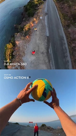 Primera persona vs. Vista aérea en 360°: ¿Cómo se vive más el deporte? 🏐👀 La #OsmoAction6 te mete de lleno en la acción, mientras el #DJIAvata360 revela toda la escala del juego. ¡Elige tu forma favorita de filmar la acción!👇 🎥: IG/tugvolley #DJI #Drones #DronconCámara #cámaradeacción #POV #vóley #volleyball #voleibol #parati