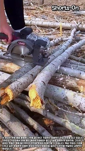 원형 톱으로 나무를 자르는 가장 쉬운 방법 #worker #process #saw #wood #diy