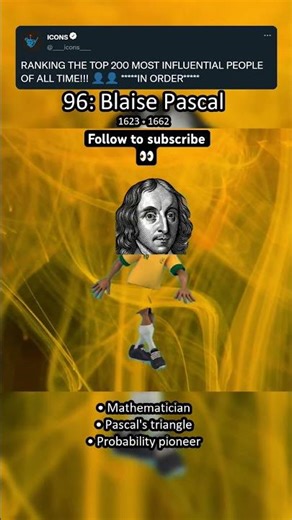 Probability Pioneer! - Blaise Pascal