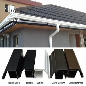 [Hot Item] Gutter Accesoris Plastic Rain Gutters Mesh Gutter Guard Ghana PVC Rain Gutters