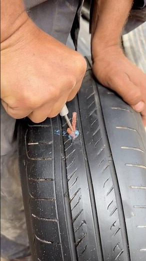 Step-by-Step Tubeless Tyre Puncture Repair | Fix Your Car Tyre Yourself