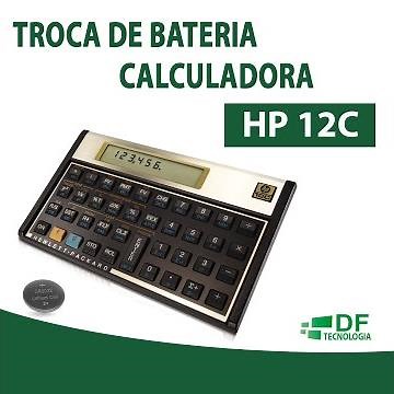 Troca de bateria Calculadora HP12C