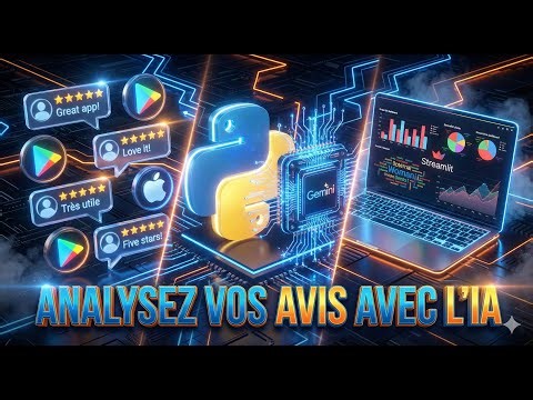 Créer un dashboard IA avec Python, Gemini et Streamlit (analyse d'avis - tutoriel complet)