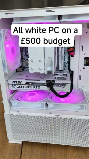 White Aesthetic #pcbuild #pcsettings #pc #computer