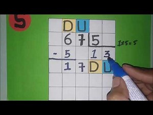 U6, 2.12: División en forma vertical DU ÷ U = DU