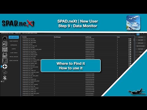 (MSFS) New User #9 | SPAD.neXt | Data Monitor Use