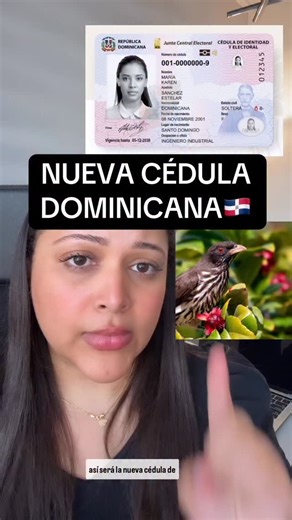 Licda. Casandra Crisóstomo on Instagram: "Así será la nueva cédula DOMINICANA 🇩🇴 el anuncio lo dio hoy la JCE donde informó también la fecha de lanzamiento de la misma programada para el 8 de Abril del 2026"