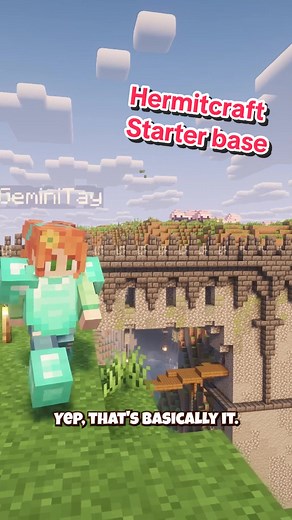 Here’s a little video on how I built my hermitcraft season 11 starter base! #hermitcraft #minecraft