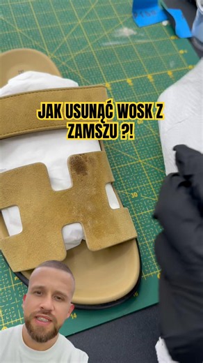 How to remove wax from suede ?! #wax #hermes #cleaning