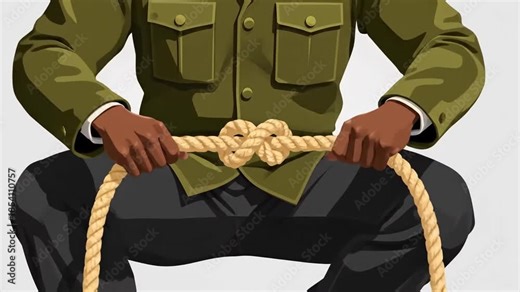 Mastering The Art Of Knot Tying, Animated Tutorial, Step By Step Guide, Practical Exercise