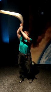 1.3K views | Yas! Give it a whirl, girl! This is a whirly tube. It's a great instrument to make the sound of wind. And if you spin it at different speeds, you get different pitches. Why? Well, we're exploring how we get sound and different pitches of sound these holidays at Scienceworks, with shows and activities that are included with entry and are all good vibes.  https://brnw.ch/21wNkNx | Scienceworks | Facebook