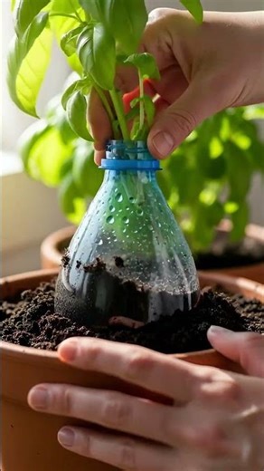 Rośliny bez opieki? Ta BUTELKA podleje je za Ciebie! | Trik Ogrodnika