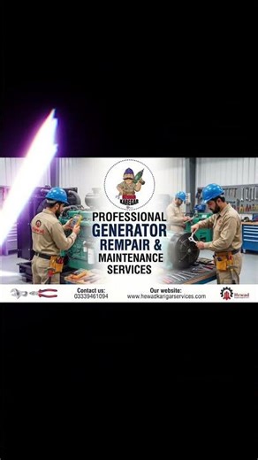 Professional Generator Repair & Maintenance Services #pakistanservices #generatorepairing