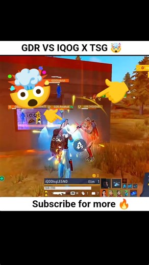 GDR vs IQOO x TSG – Fastest Fight in FF Esports ⚡