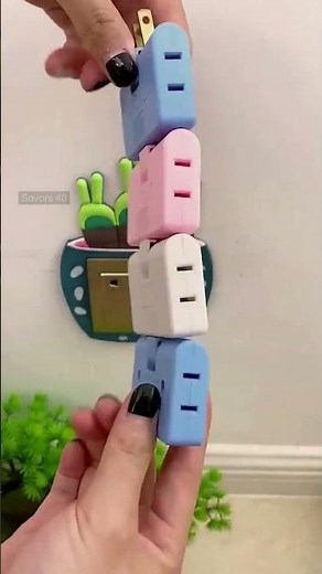🌳3 in 1 Rotatable Outlet Adapter – Smart Rotating Plug Adapter for Tight Spaces #3427‪@sovorsgadget‬