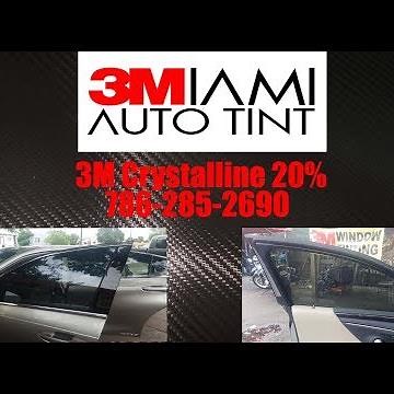 Window Tinting 3M Crystalline 20% | Miami Auto Tint