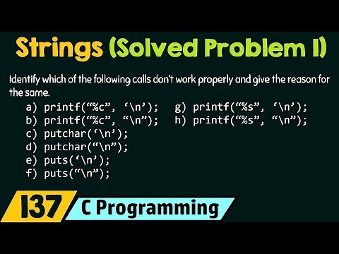 Strings (Solved Problem 1)