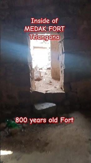 Inside of MEDAK FORT Telangana #medakfort