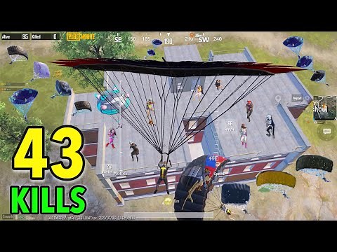 43KILLS!!😱NEW WORLD RECORD in Pubg Mobile