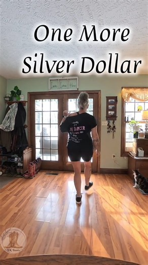 One More Silver Dollar | Beginner Line Dance Demo | Morgan Wallen