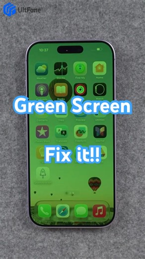 Fix iPhone Green Screen in minutes Without Data Loss!