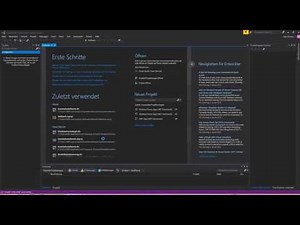 Visual Studio 2017 C# Hallo Welt Programm mit Button, Label und Textbox