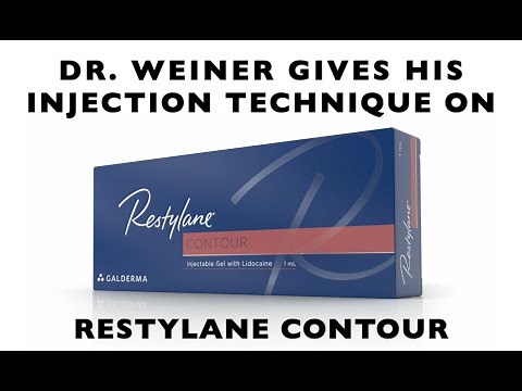 Dr. Weiner Shares His Injection Technique On The NEW Restylane Contour