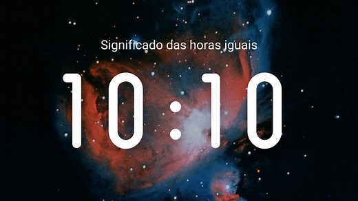 10:10 – Qual o significado de ver esse horário com frequência?