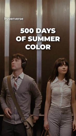 HYPERVERSE on Instagram: "The color theory hidden in 500 Days of Summer"