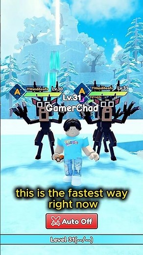 Fastest way to level up in Catch a Monster on Roblox #catchamonster #roblox