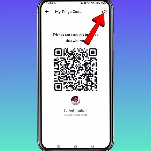 How To Get Your Profile QR Code on Tango Live App #tango