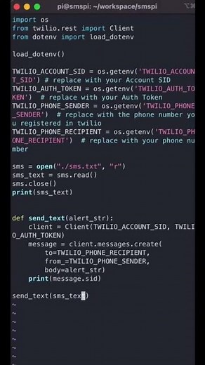 Send Texts with a Raspberry Pi