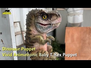 Vivid Animatronic Baby T-Rex Puppet | Dinosaur Puppet