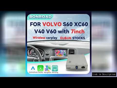 Wireless CarPlay Android Auto Interface Decoder Box Mirror Link For VOLVO 7inch S60 XC60 V40 V60 201