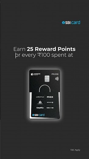 Landmark Rewards SBI Card PRIME