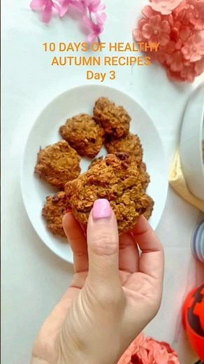Day 3: Soft & Healthy Pumpkin Cookies! 🍪