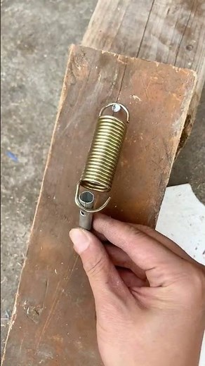 Installation techniques for tension springs using round tubes and screwdrivers