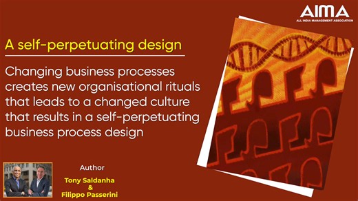 Changing business processes creates new organisational rituals, which...