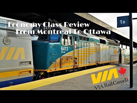Via Rail LRC Economy Class | Montreal To Ottawa