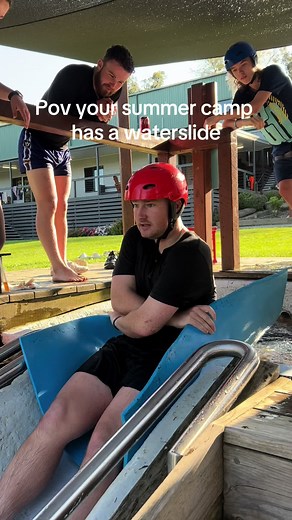 Exciting Waterslide Fun at Christian Youth Camps