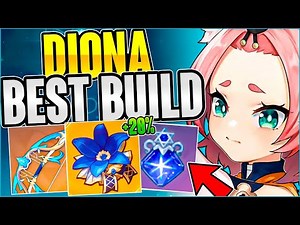 DIONA COMPLETE GUIDE! Best BUILDS, WEAPONS, ARTIFACTS, AND EQUIPMENT Genshin Impact