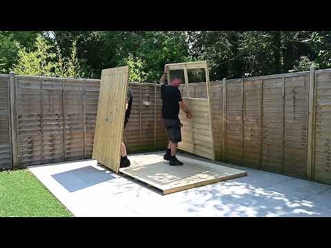 Forest Garden Beckwood Sheds | Place the panels to suit your gardens needs