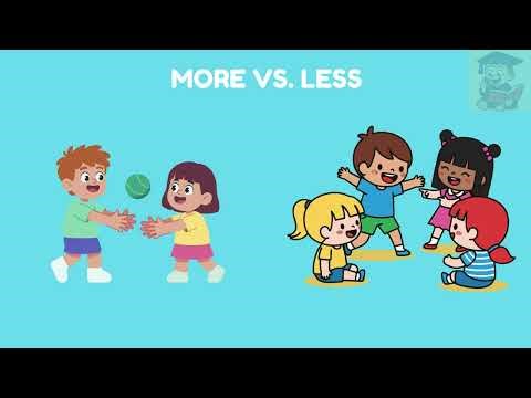 Learn Comparison: More vs. Less 🎓 Ready for School | Mini Scholars Playground