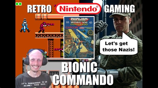 Bionic Commando (NES): Team up with BrightGaming to save the World from Hitler's Clone