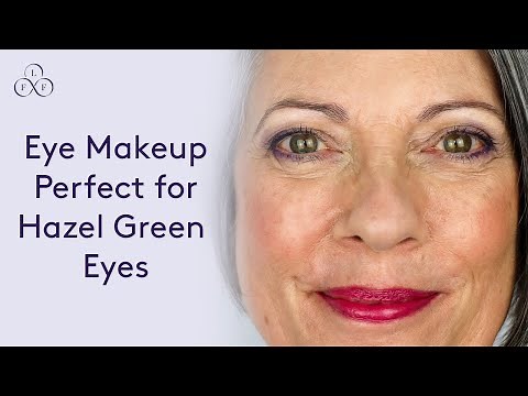 Eye makeup perfect for hazel green eyes - eye makeup for older women | Look Fabulous Forever