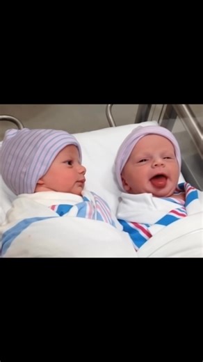 27K views · 113 reactions | “Only 60 minutes old — and already talking?!”  This viral video of newborn twins ‘chatting’ just an hour after birth has everyone speechless. The eye contact, the babbles… you have to see it to believe it. Watch the moment in the comments below  | Just About Interesting | Facebook