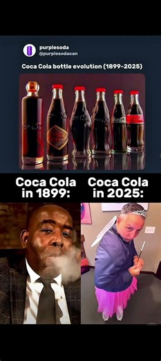 Coca-Cola in 1899 vs 2026 😂🥤 The Evolution Is Wild 💀