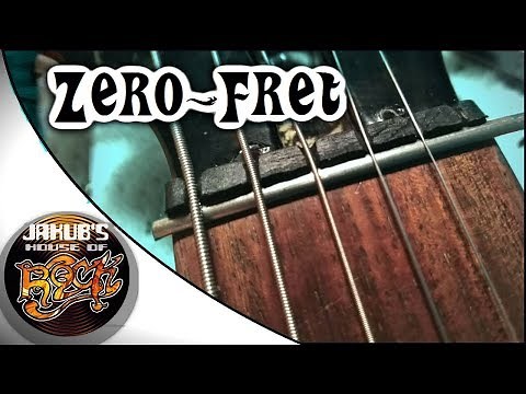 Retrofitting a guitar nut with a ZERO FRET