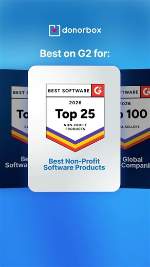 Big News: Donorbox Named a Top 100 Global Software Company! 🎉